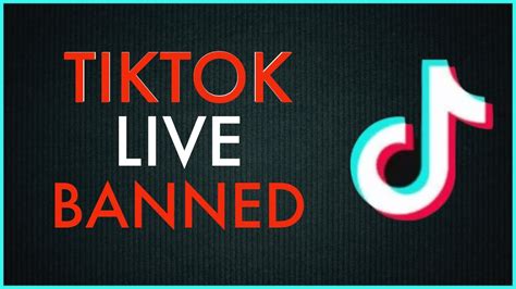 tik tok live banned